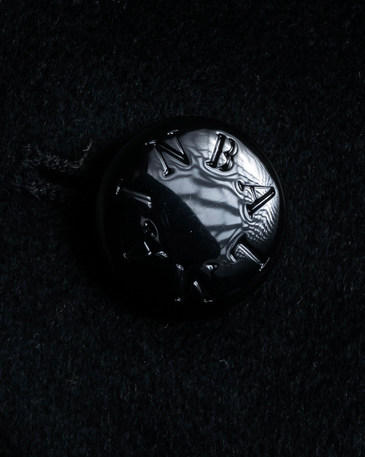 "BALMAIN" Raglan sleeve 100% cashmere stand collar coat