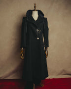 "BALENCIAGA" 2022 Distressed hooded long coat