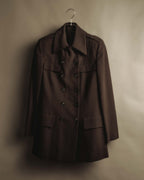 "GUCCI" 90's Classically tailored double-breasted coat