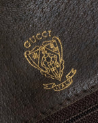 "GUCCI" 1970-80's Clasp design GG logo pattern shoulder bag