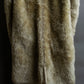 "DIESEL" Double zipper hooded long fur coat