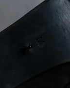 "YELLO" Lace up suede like stiletto heel knee-high boots