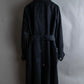 "LOUIS VUITTON" Metal button detailing belted trench coat