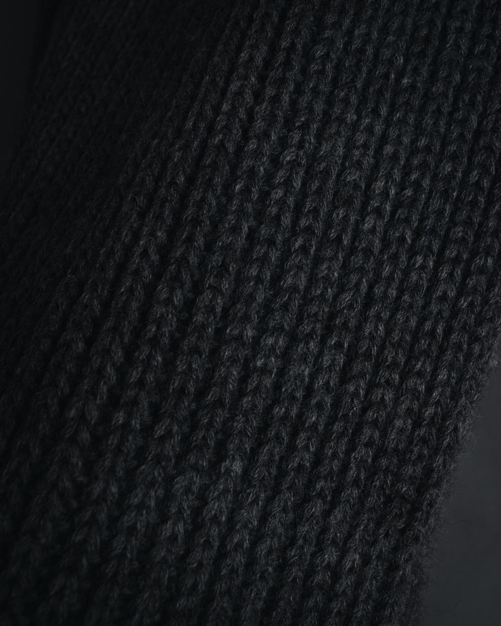 "GUCCI" 2010-11AW ribbed zip-front fringe knit vest