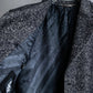 "DOLCE & GABBANA" Oversized tweed long chesterfield coat