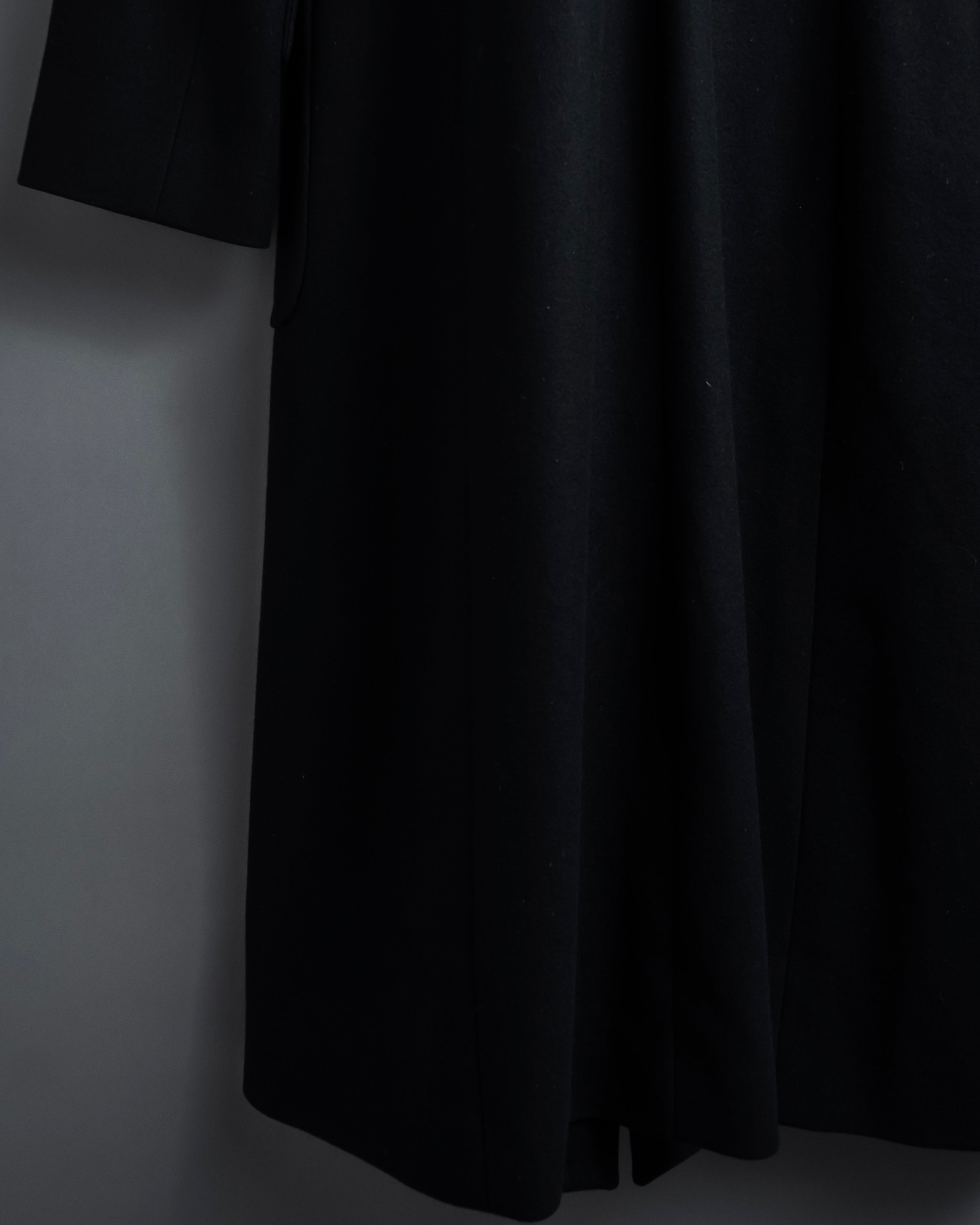 -SPECIAL- "CELINE" 1997-04's Michael Kors period minimal detail long chester coat