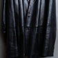 "PRADA" Oversized switched design leather tailored jacket