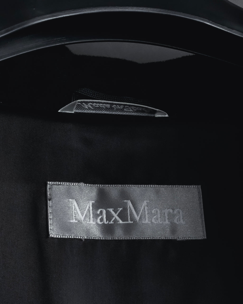 "Max Mara" 90’s-00’s Stand collar belted coat