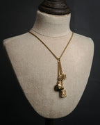 “Christian Dior” 90’s Dune charm long necklace