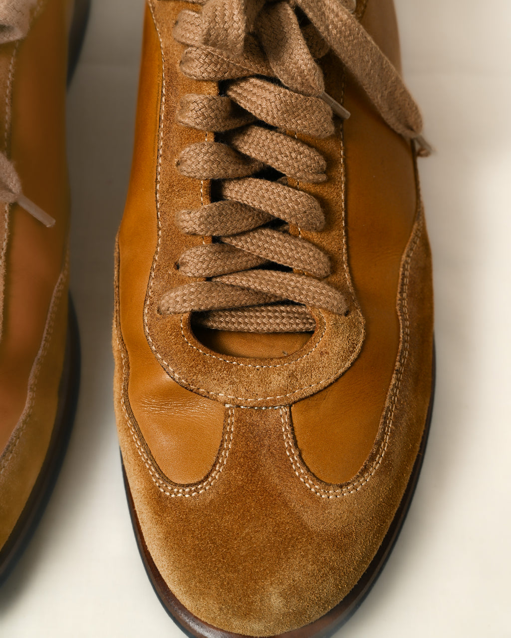 Stefano Branchini
/Suede Mix Leather Sneaker Brown