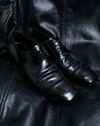 "PRADA" glossy leather formal shoes