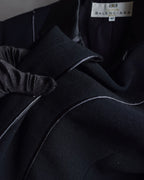 "BALENCIAGA La Mode" Satin-switched piping design tailored jacket