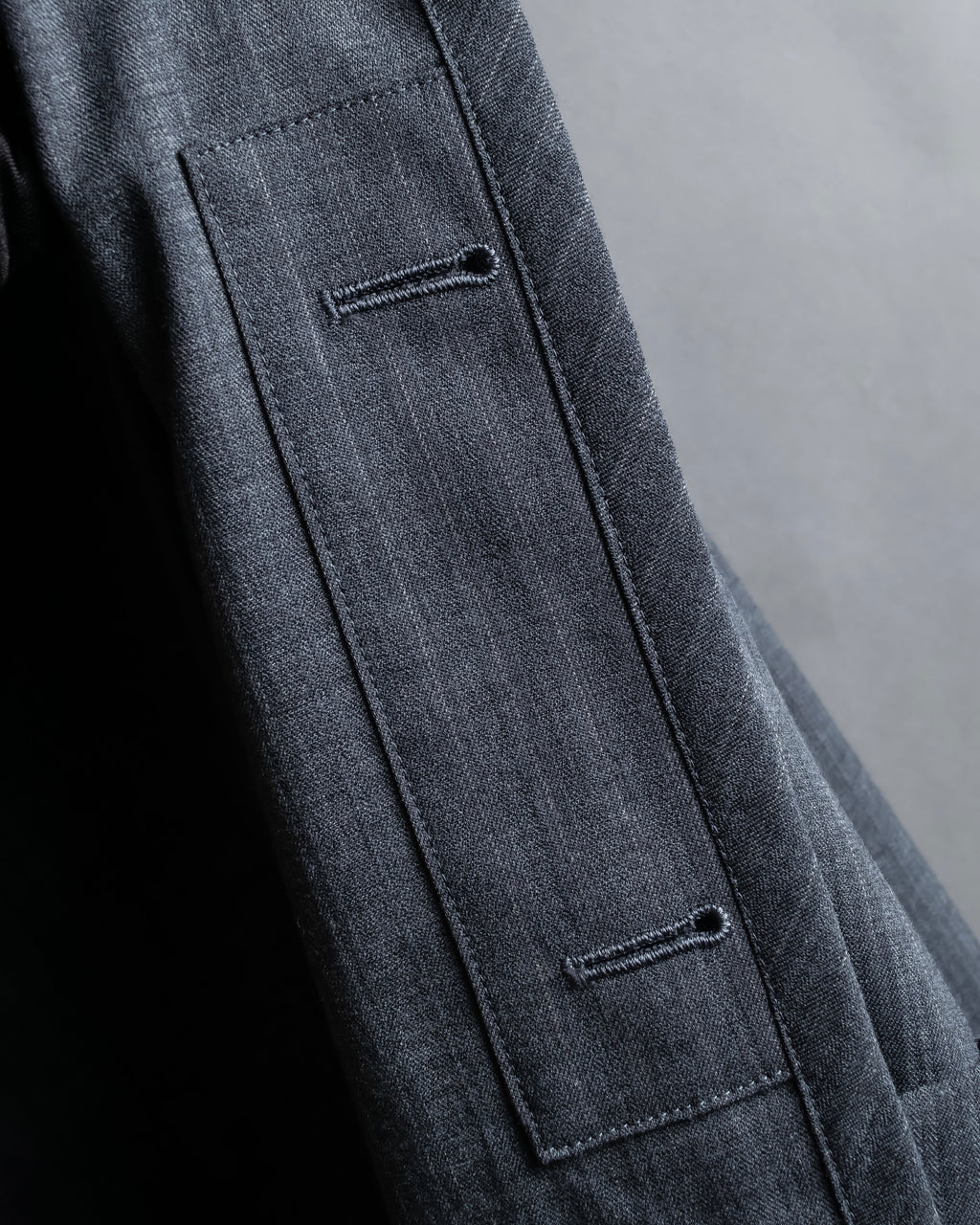 "COMME des GARCONS HOMME PLUS" 14SS modified lapel design striped jacket