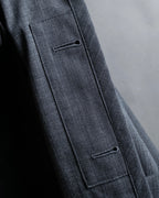 "COMME des GARCONS HOMME PLUS" 14SS modified lapel design striped jacket