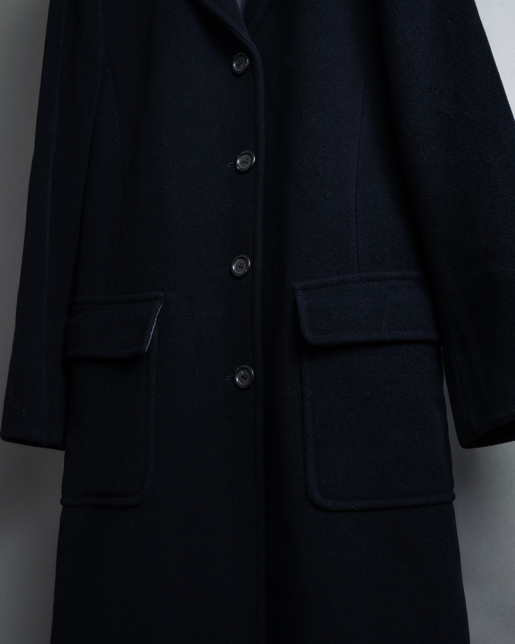 "MAX&Co." Straight fitting super maxi-length chester coat