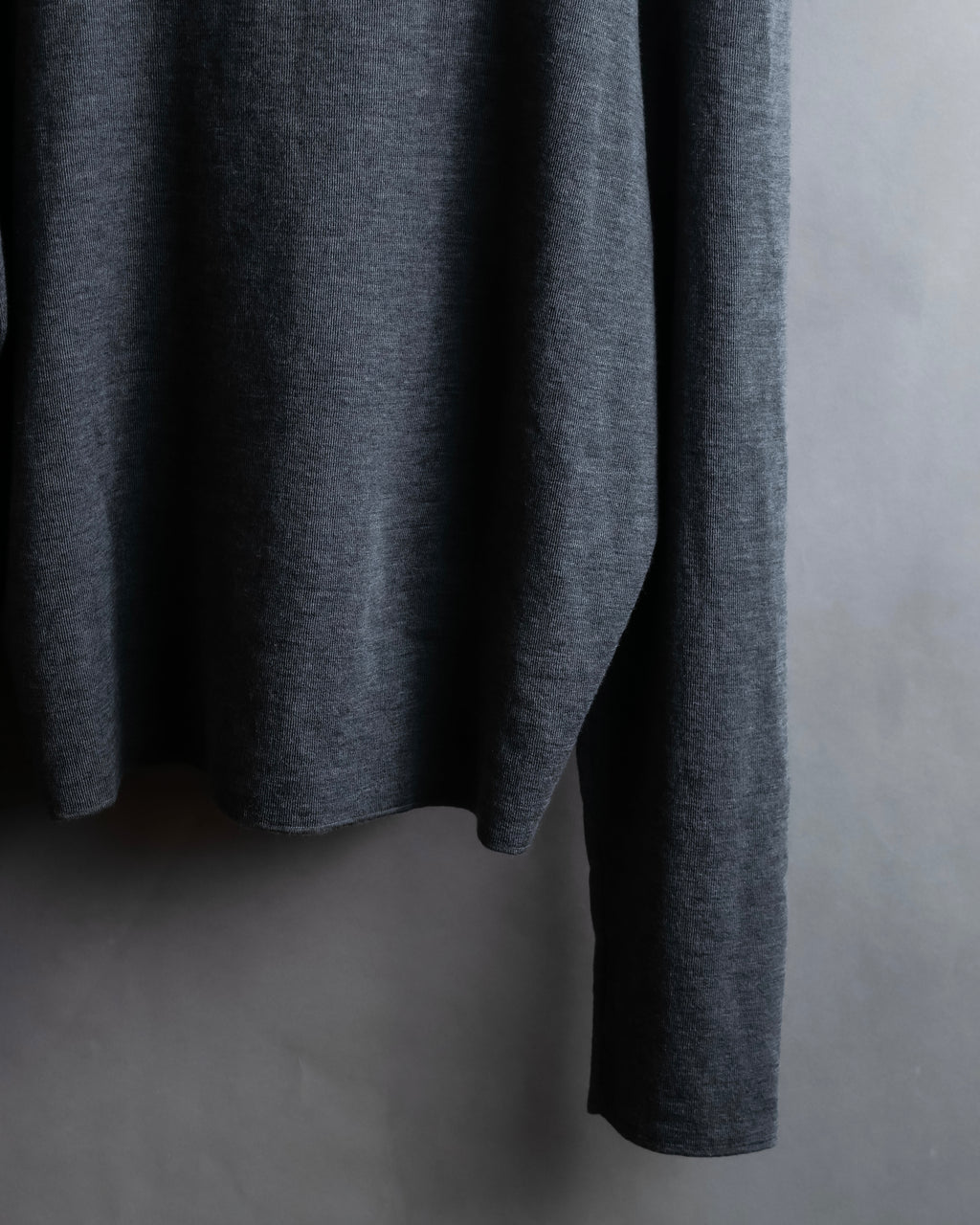 "JIL SANDER" Polo collar design wool knit pullover