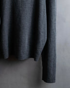 "JIL SANDER" Polo collar design wool knit pullover