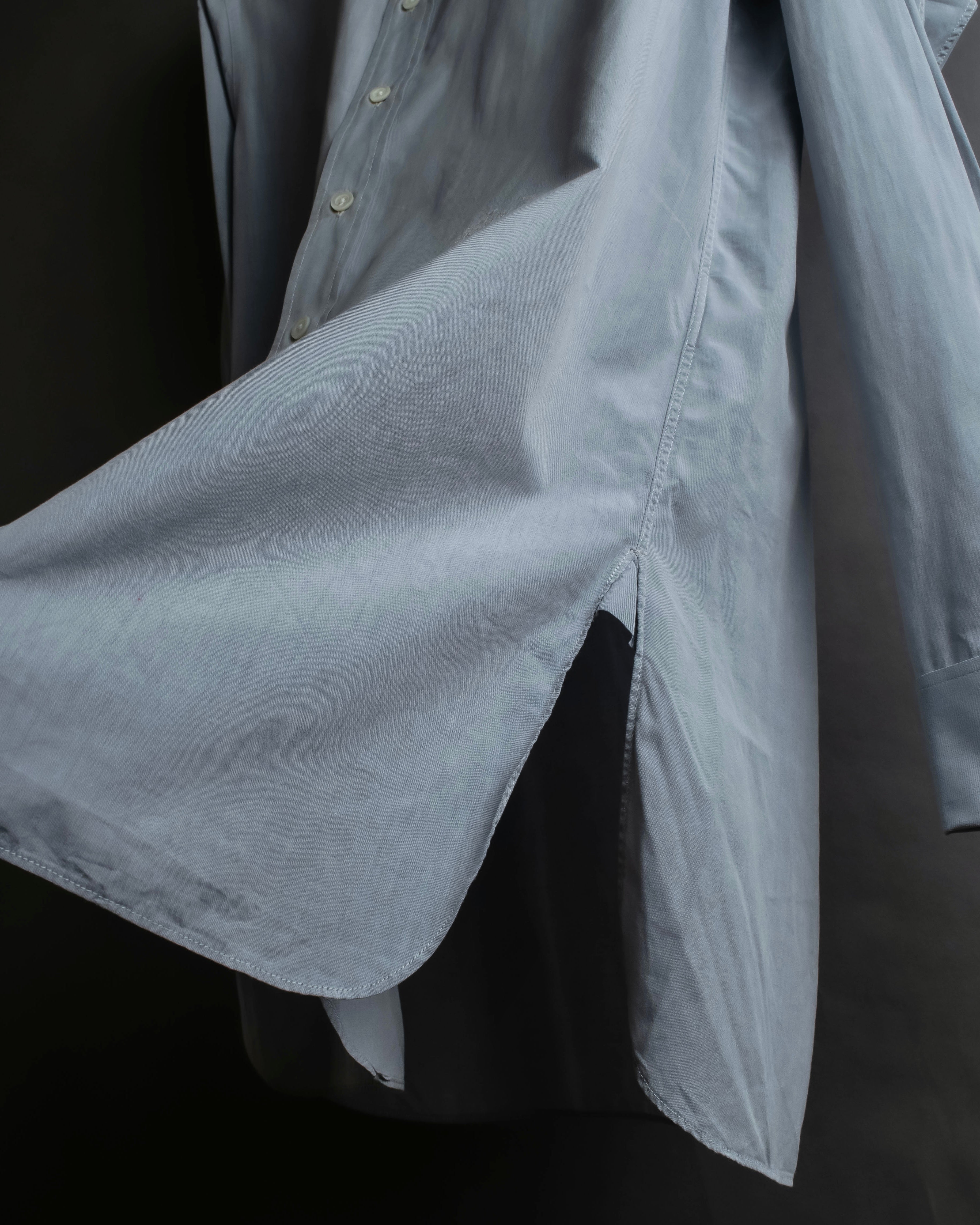 "MAISON MARGIELA" 21SS Long tail design band collar shirt