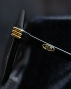 "Christian Dior" Hexagonal frame black sunglasses