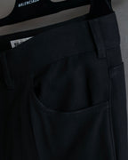 "BALENCIAGA" Beautiful draped full-length slacks