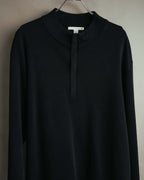 -MOOD Vintage Collections- 00’s Minimal black supima cotton knit