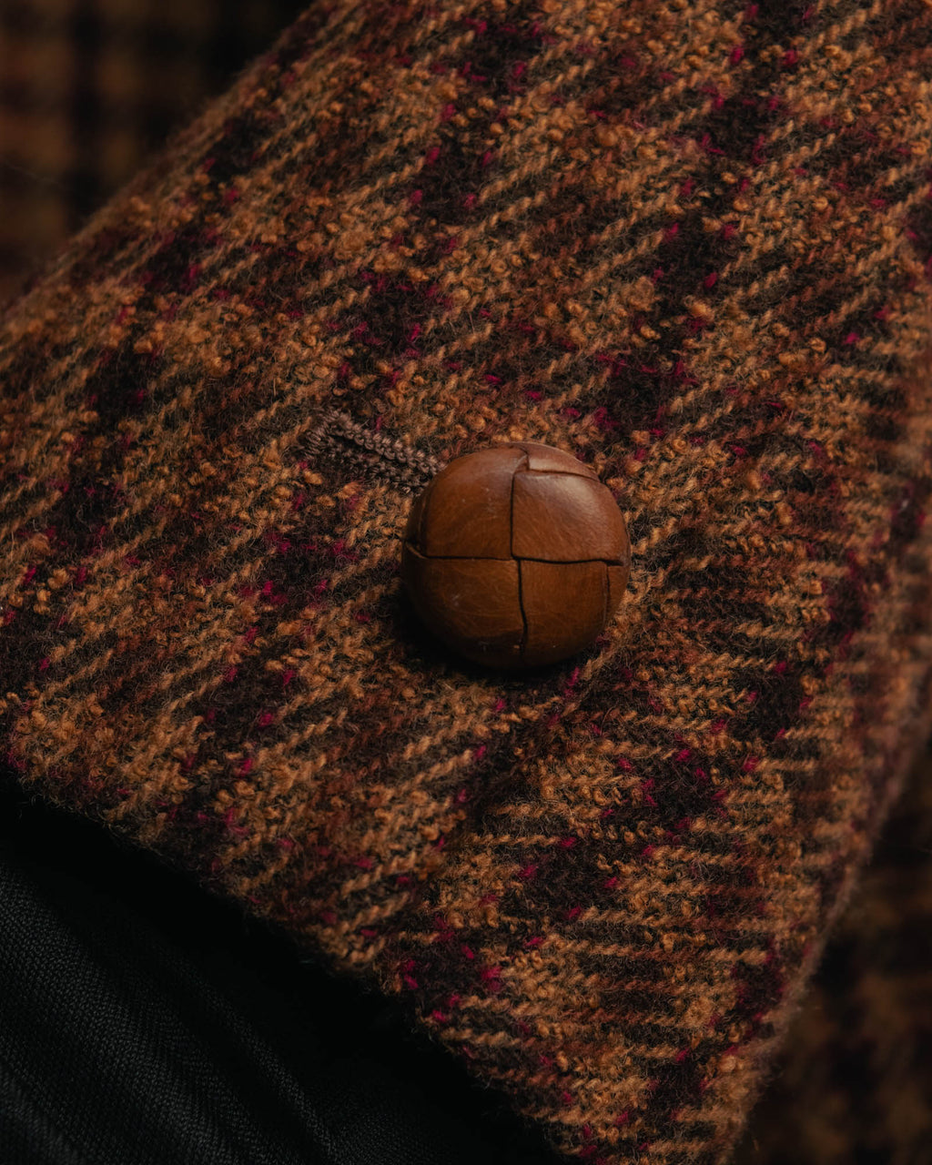 “Christian Dior Monsieur” 80’s-90’s houndstooth wool tailored jacket