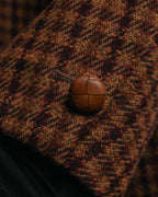 “Christian Dior Monsieur” 80’s-90’s houndstooth wool tailored jacket