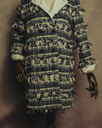 "THOM BROWNE" 2010's-20's Textured double breasted boucle coat