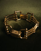 “CELINE” 2019-2024 Gold maillon horsebit bracelet