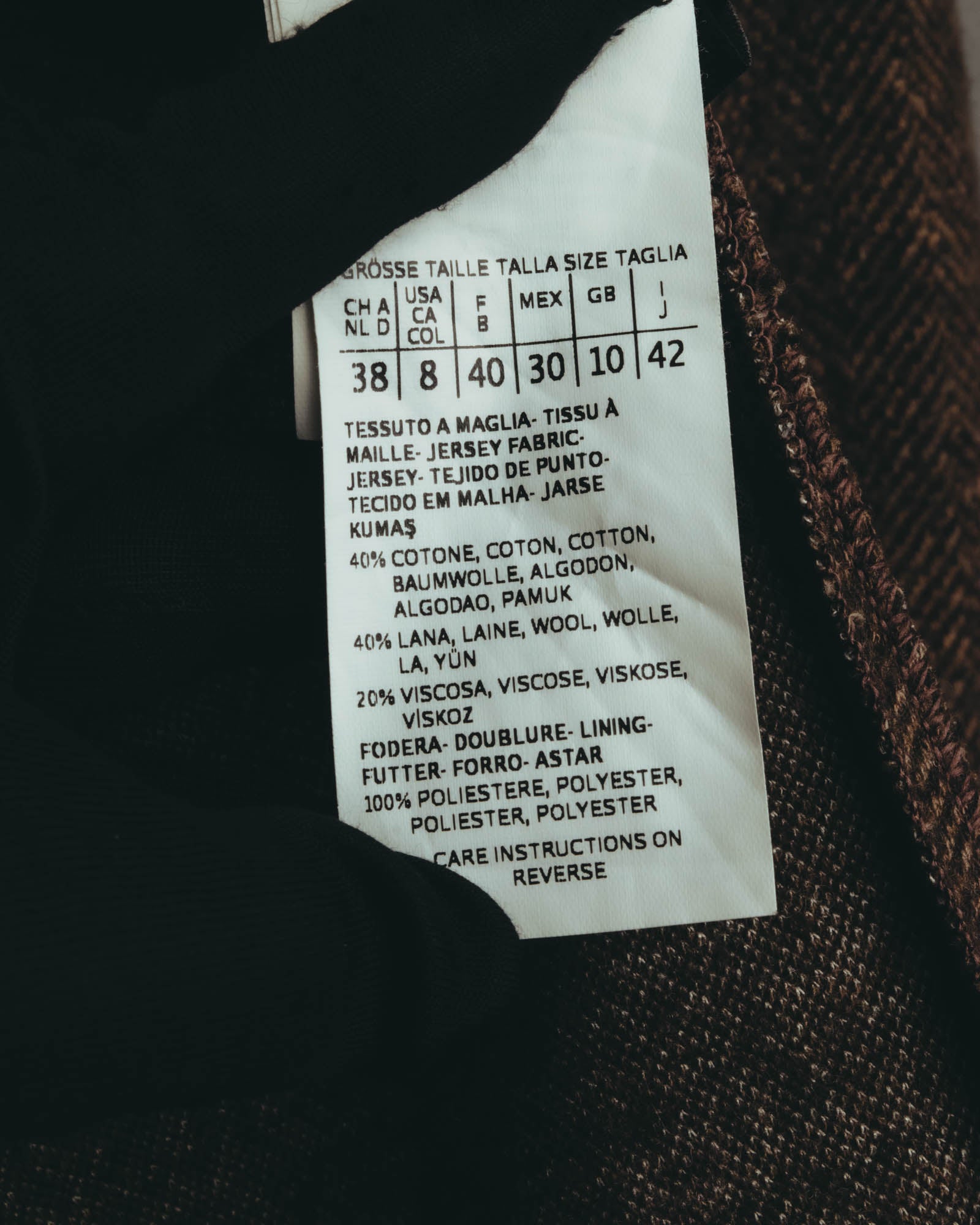 “WEEKEND MaxMara” 2010’s herringbone jersey single-button tailored jacket