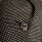 "GIORGIO ARMANI" Diamond pattern peak lapel double breasted tailored jacket