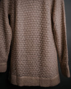 “Maison Martin Margiela” 2012 AW mohair layered long cardigan