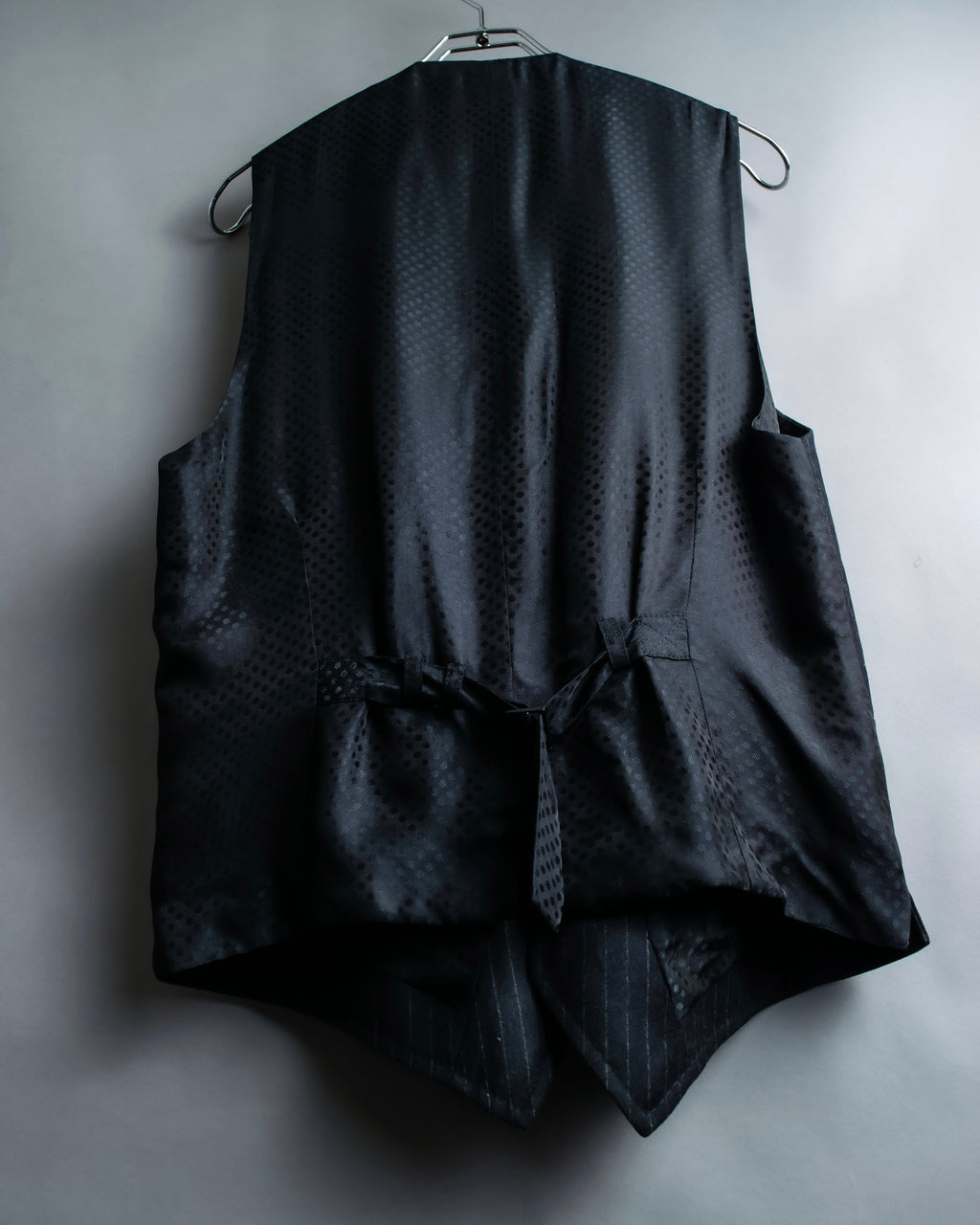 "DOLCE & GABBANA" Pattern switching peak lapel gilet