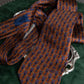 "GUCCI" Horsebit & GG pattern silk neck tie