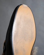 "GUCCI" GG logo design princetown loafers