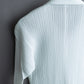 "PLEATS PLEASE ISSEY MIYAKE" Three dimensional pleated long shirt