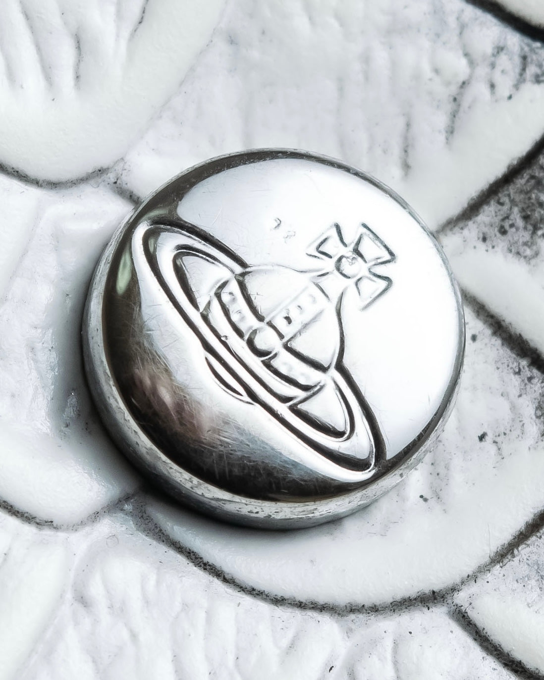 "Vivienne Westwood" Monotone python leather handbag