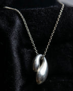"Tiffany&amp;Co" Elsa Peretti double teardrop motif pendant
