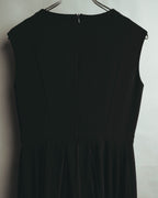 "Max Mara Studio" 00's-10's Elegant sleeveless pleated midi dress
