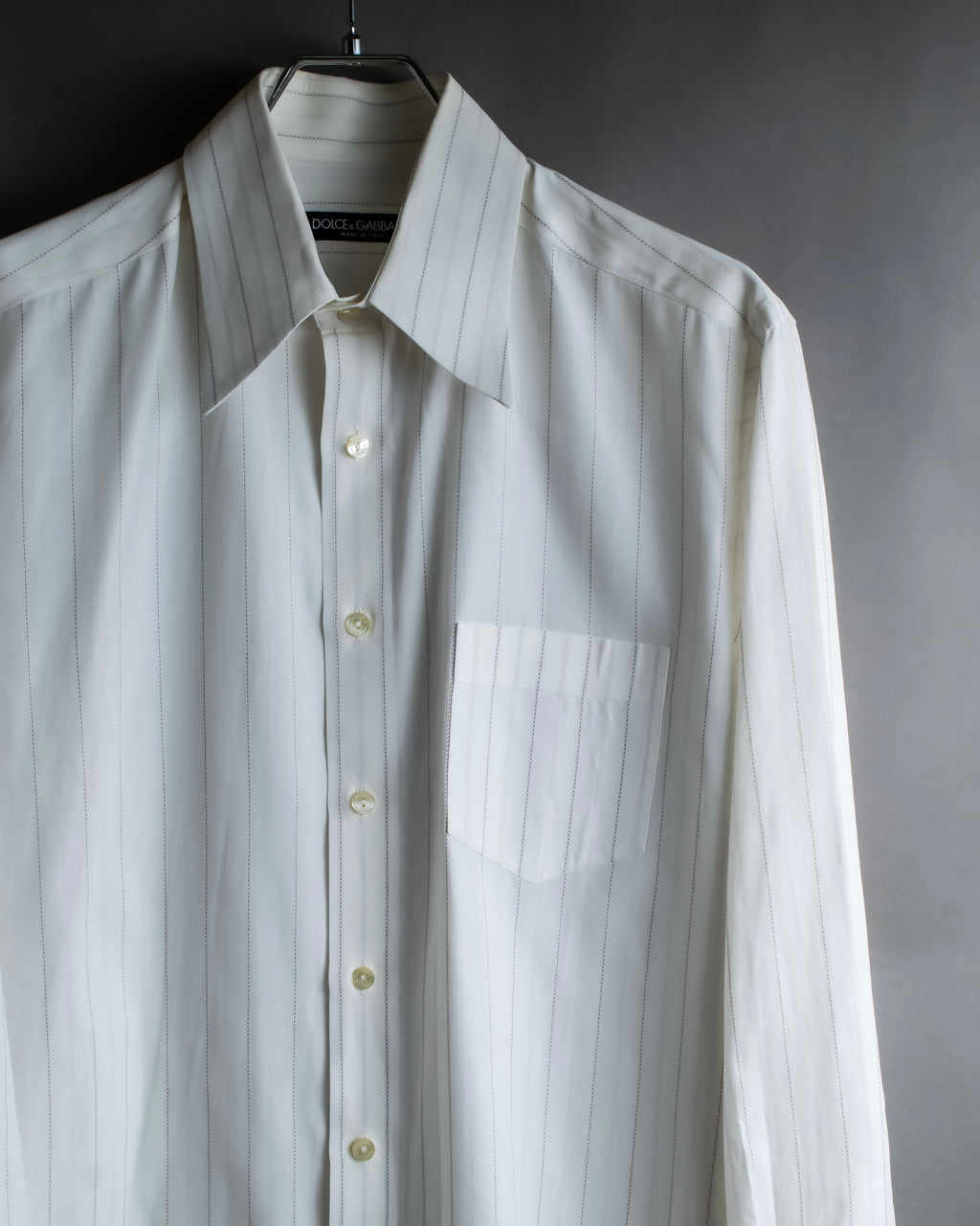 "Dolce & Gabbana" 12SS Two types of woven striped shirt