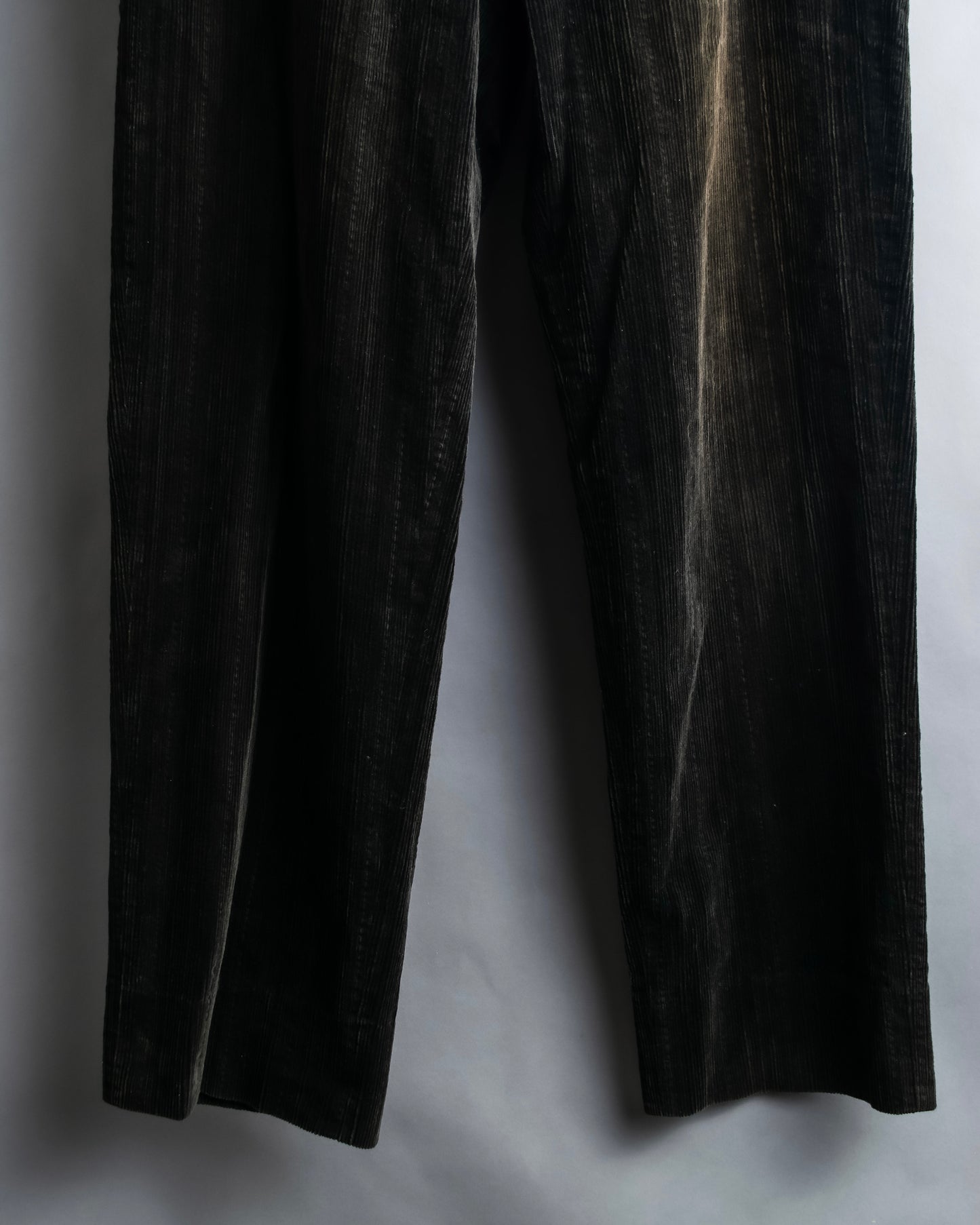 "HERMES" Faded corduroy tapered pants