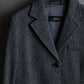 "Weekend Max Mara" Notch lapel tailored jacket & semi flared slacks herringbone set up