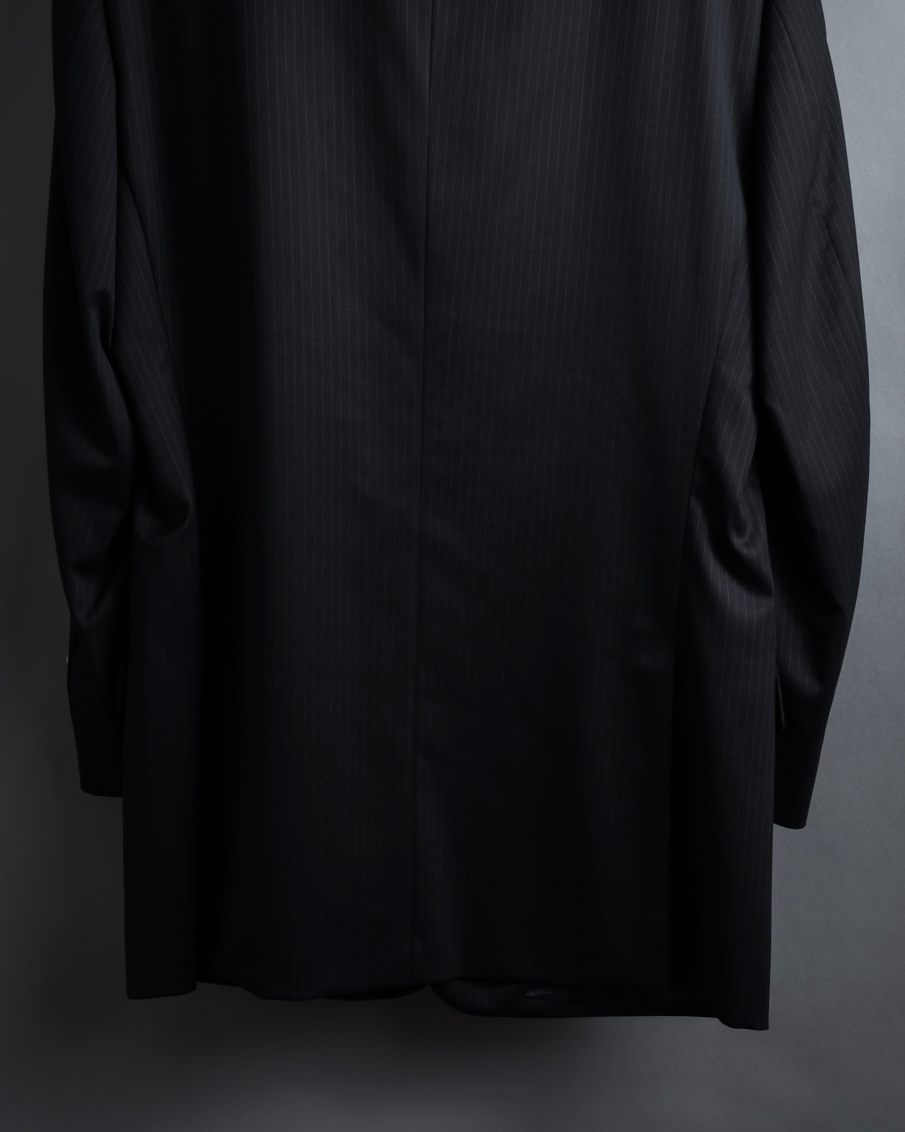 "GUCCI" 90's Elegant suiting pinstripe set up