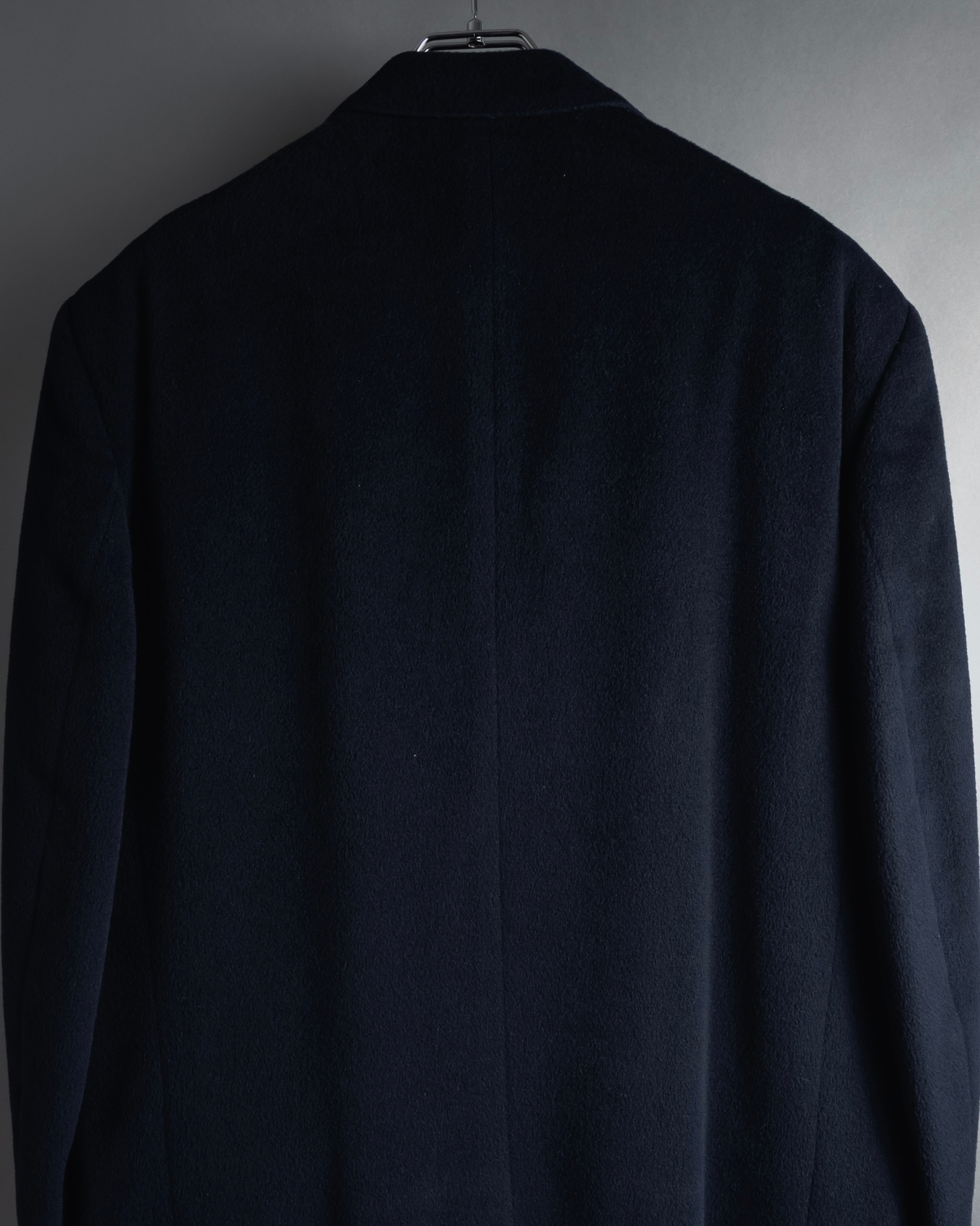 "VALENTINO GARAVANI UOMO" 80’s-90’s Cashmere blend tailored coat