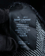"Saint Laurent" Handsome face embroidery mohair blend oversized knit