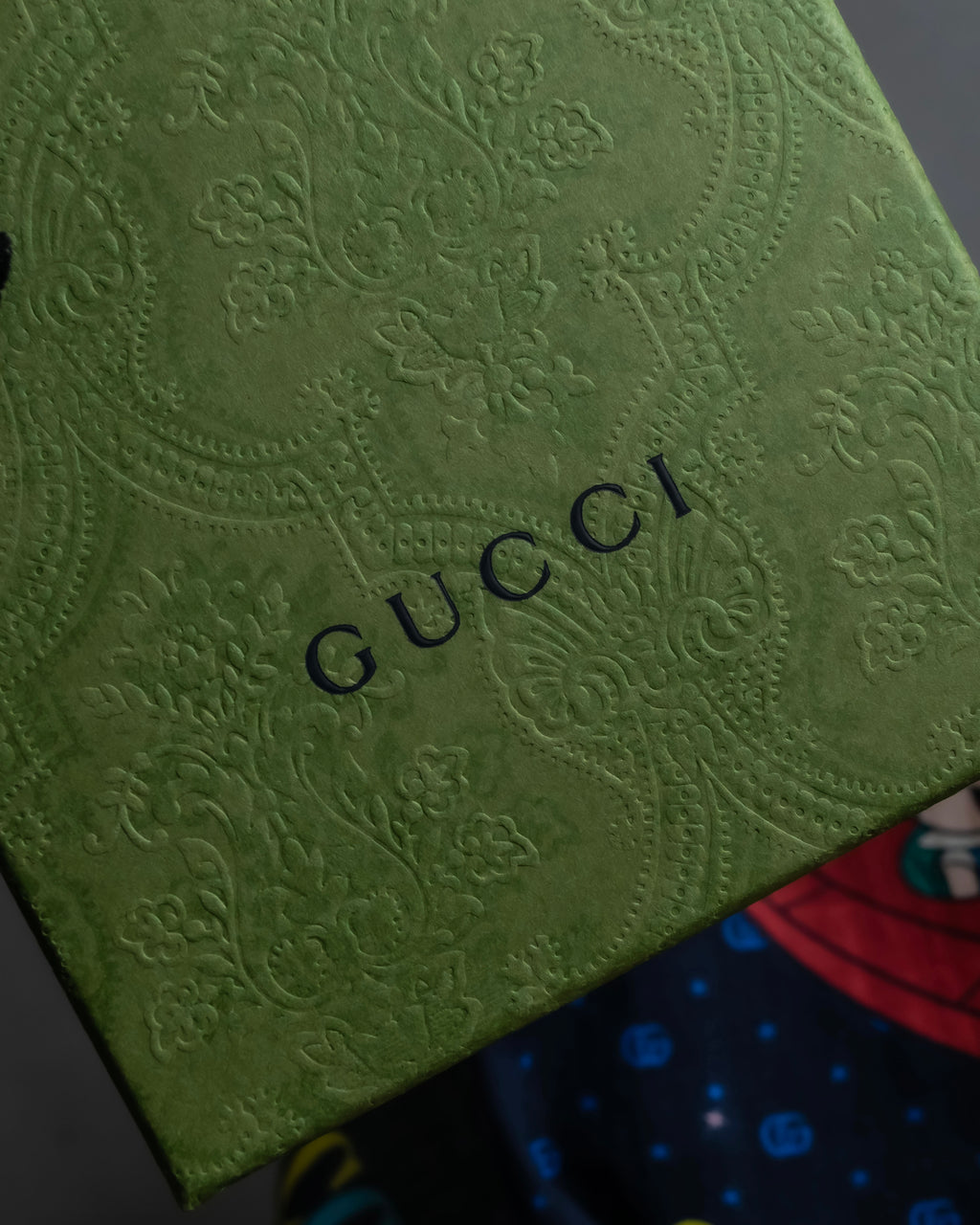 "GUCCI" Michele period Jetson collaboration silk scarf