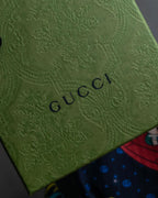 "GUCCI" Michele period Jetson collaboration silk scarf