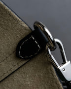 "BURBERRY" Suede switching design 2way shoulder bag