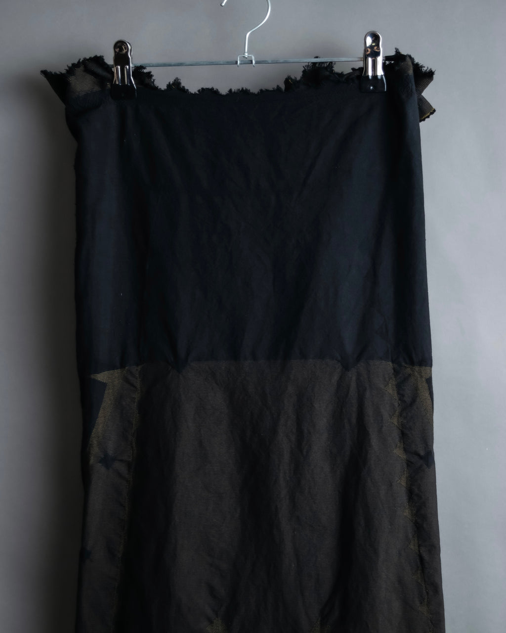 "A-POC" Wrap design high slit skirt