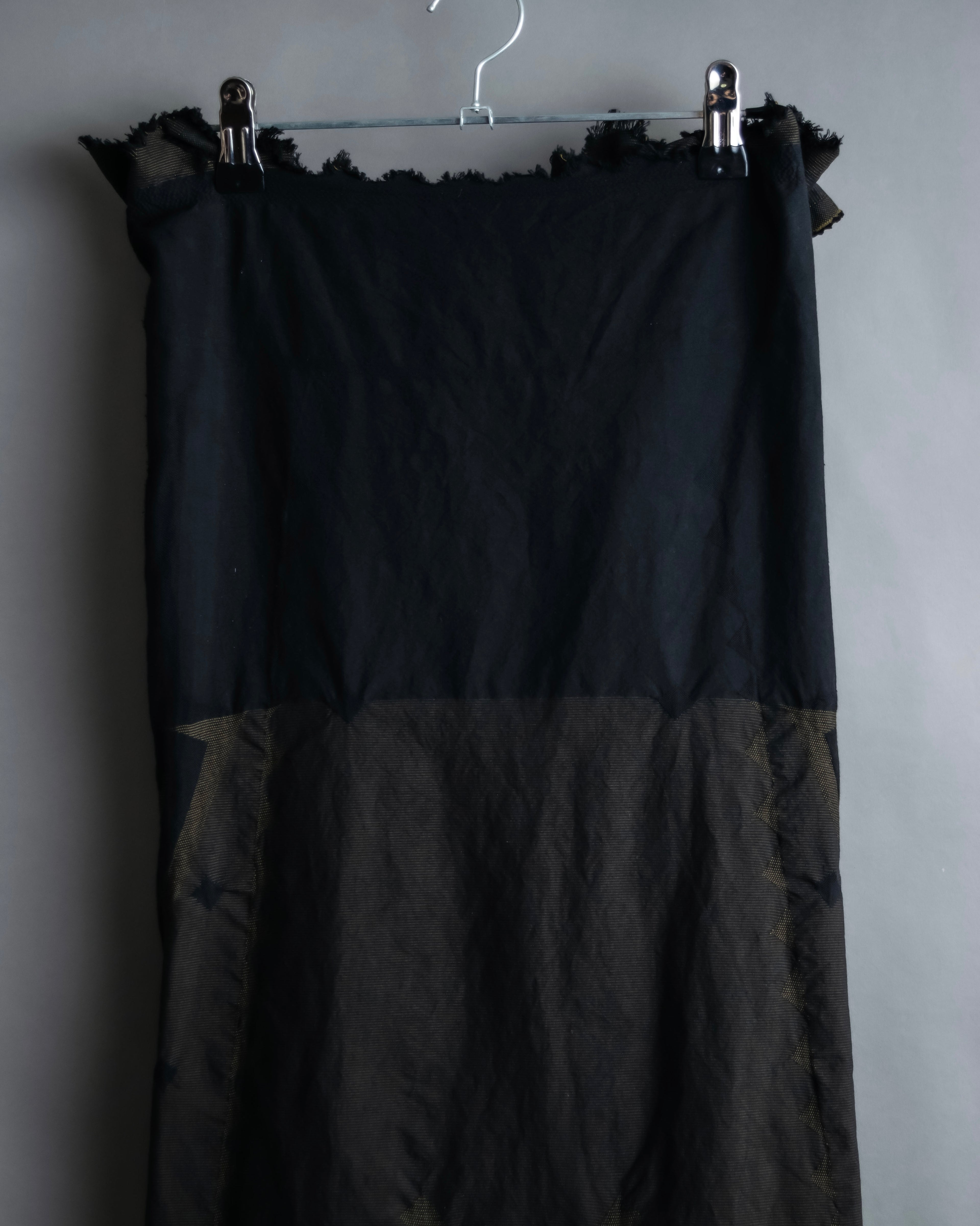 "A-POC" Wrap design high slit skirt